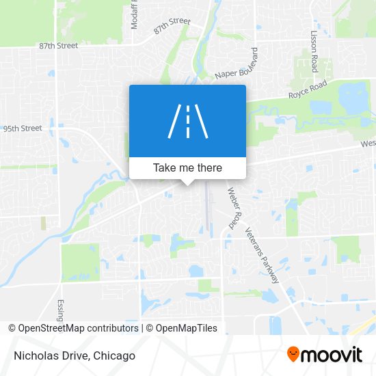 Mapa de Nicholas Drive