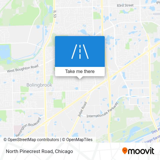 Mapa de North Pinecrest Road