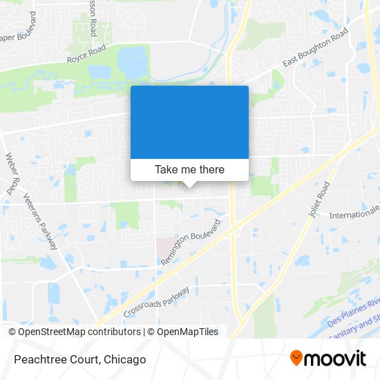 Peachtree Court map