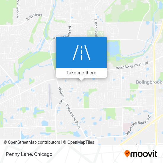 Mapa de Penny Lane