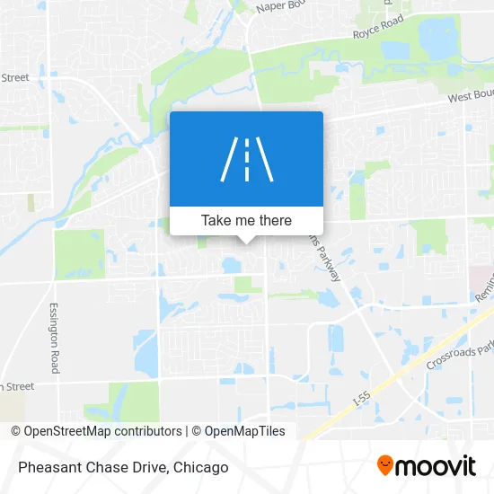 Pheasant Chase Drive map