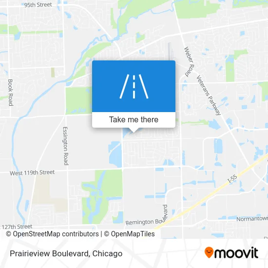 Prairieview Boulevard map