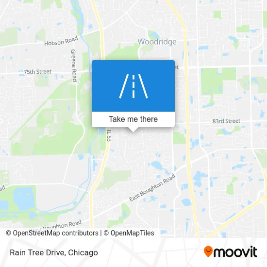 Rain Tree Drive map