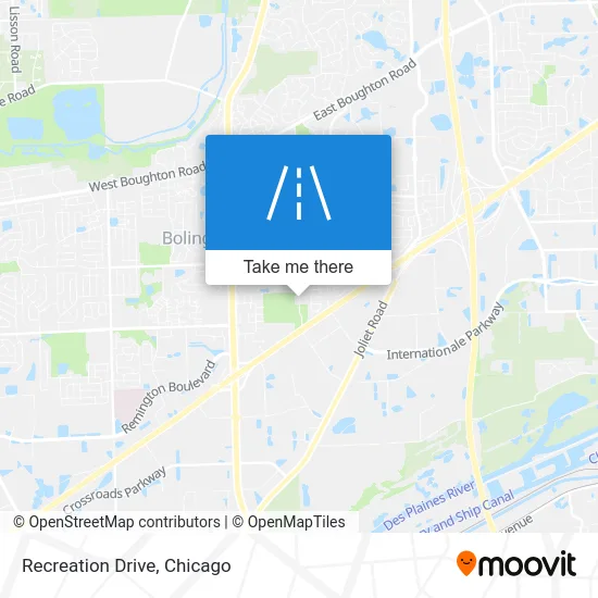 Recreation Drive map