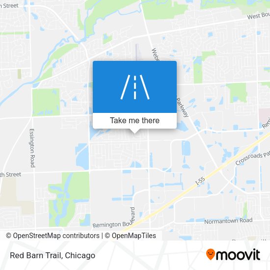 Mapa de Red Barn Trail