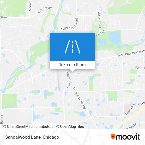 Mapa de Sandalwood Lane