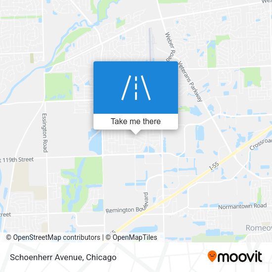Mapa de Schoenherr Avenue