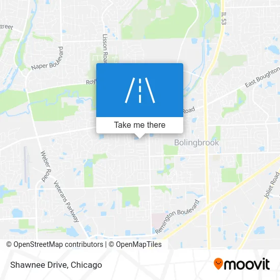 Shawnee Drive map
