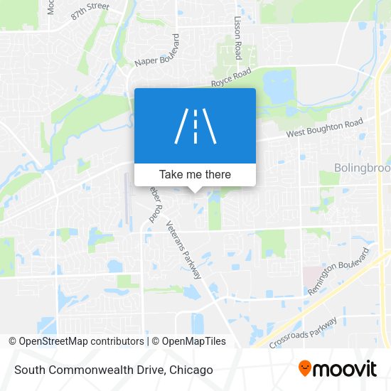 Mapa de South Commonwealth Drive