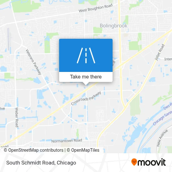 South Schmidt Road map