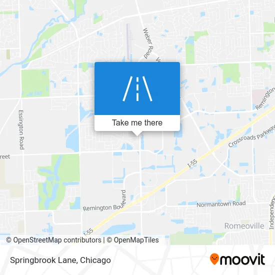 Springbrook Lane map