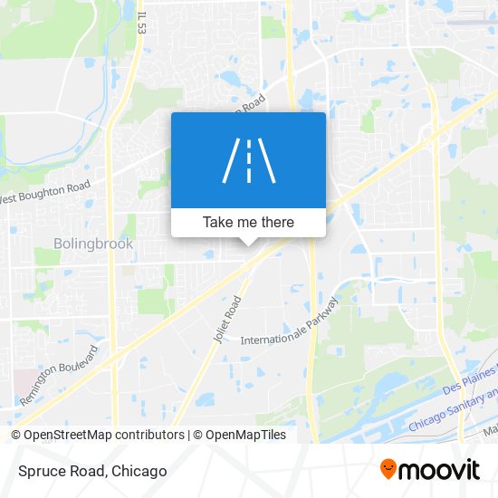 Mapa de Spruce Road