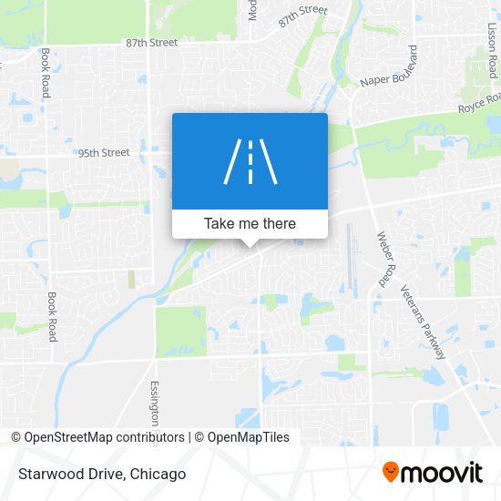 Mapa de Starwood Drive