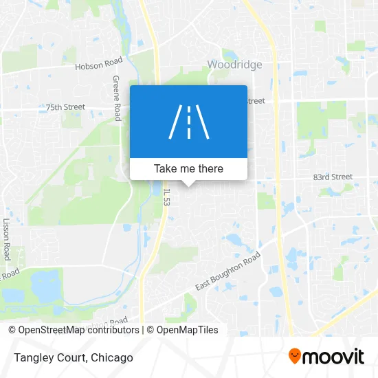 Tangley Court map