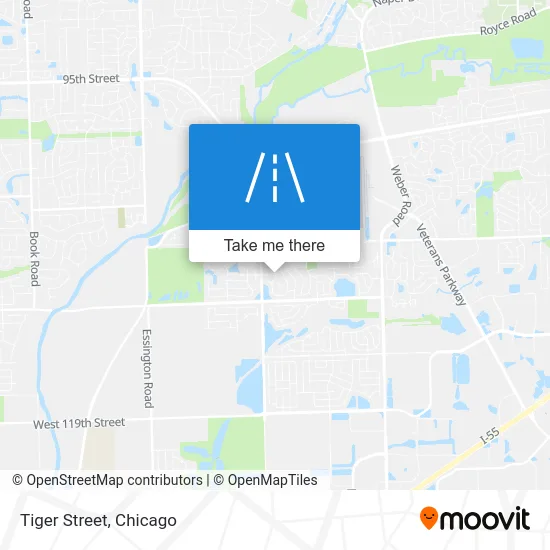 Tiger Street map