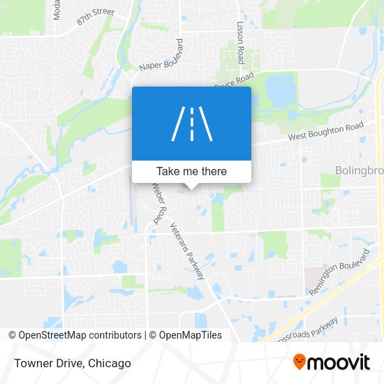 Towner Drive map