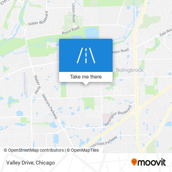 Valley Drive map