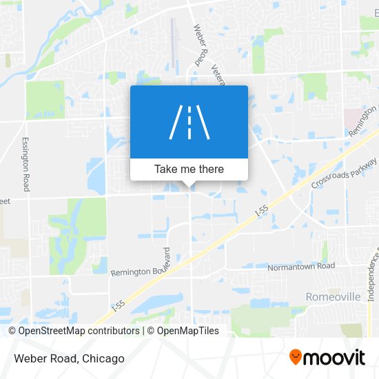 Mapa de Weber Road