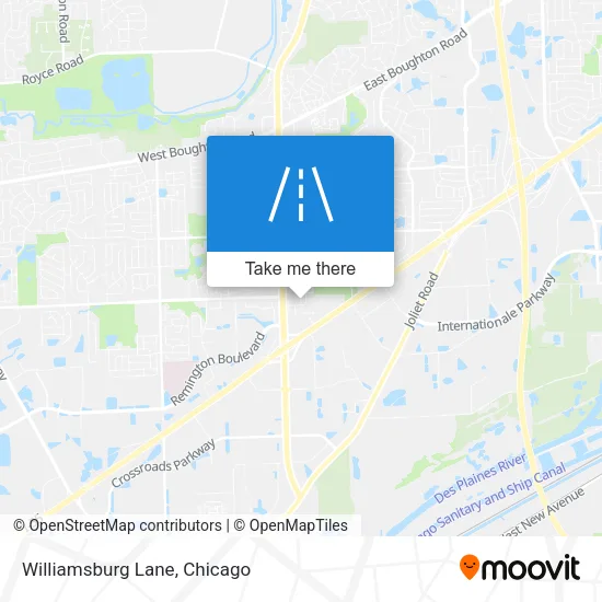 Mapa de Williamsburg Lane