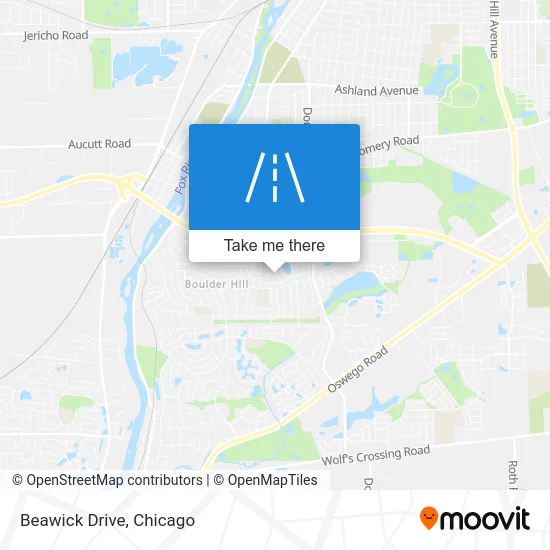 Beawick Drive map