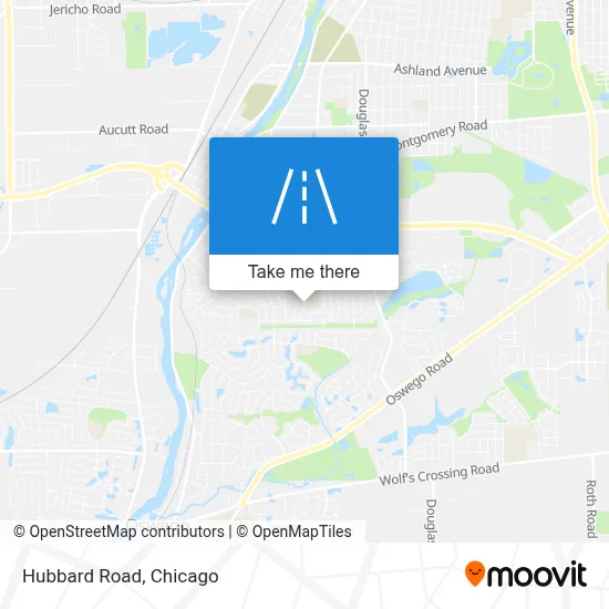 Hubbard Road map