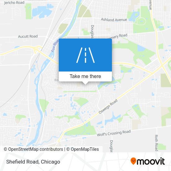 Mapa de Shefield Road