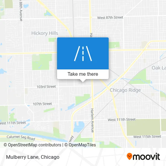 Mulberry Lane map