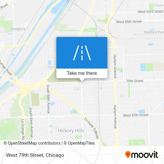 West 79th Street map