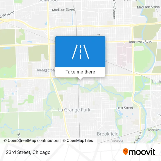 23rd Street map