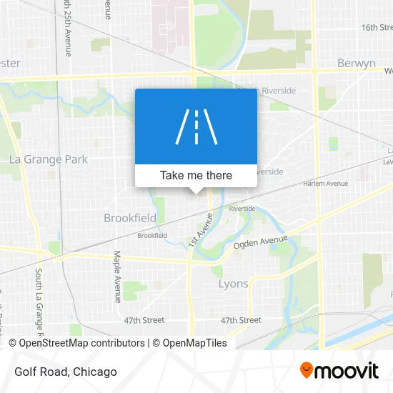 Golf Road map