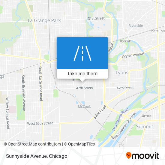 Sunnyside Avenue map