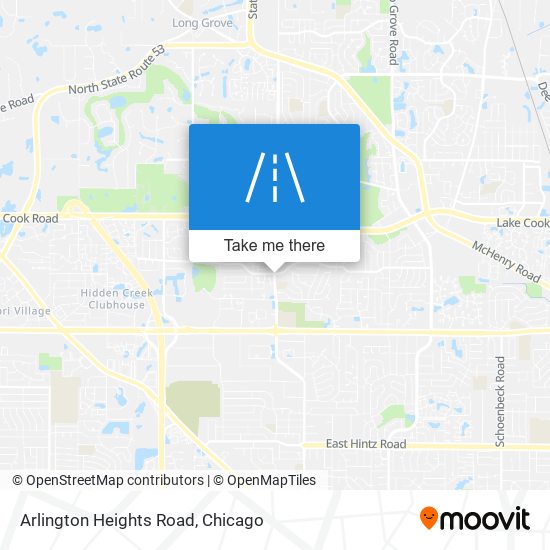 Mapa de Arlington Heights Road