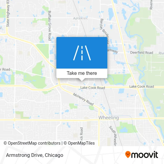 Armstrong Drive map