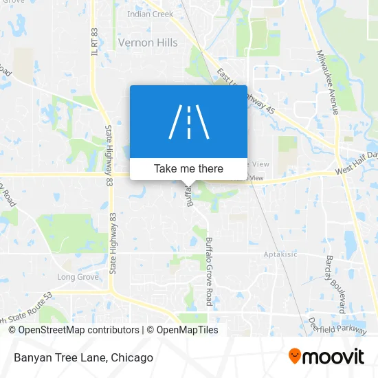 Banyan Tree Lane map