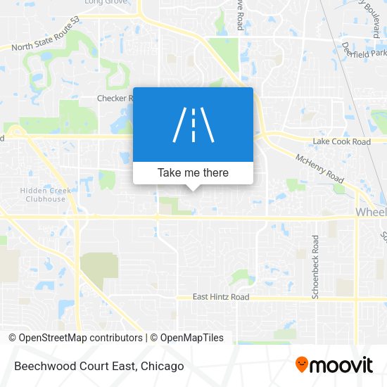 Mapa de Beechwood Court East