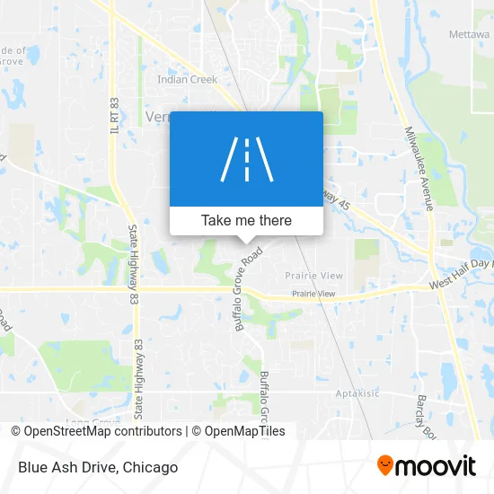 Blue Ash Drive map