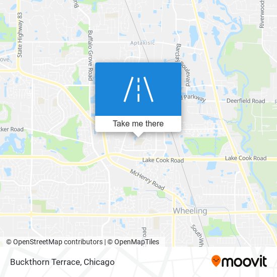 Buckthorn Terrace map