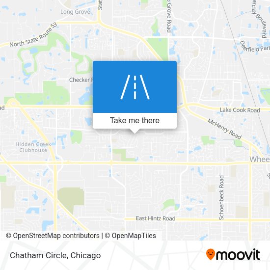 Mapa de Chatham Circle