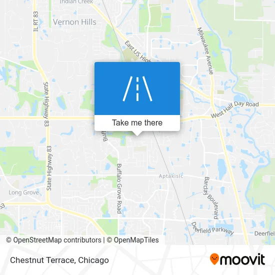 Chestnut Terrace map