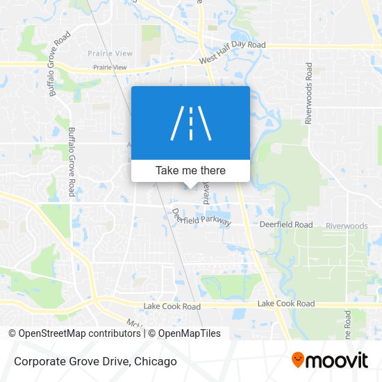 Mapa de Corporate Grove Drive