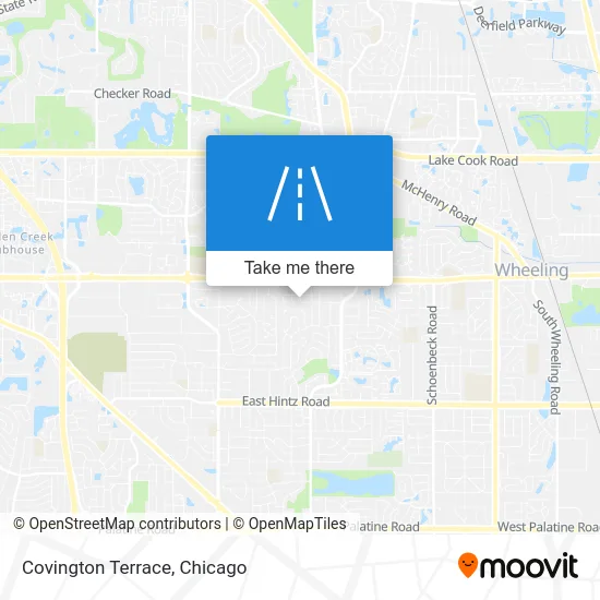 Covington Terrace map