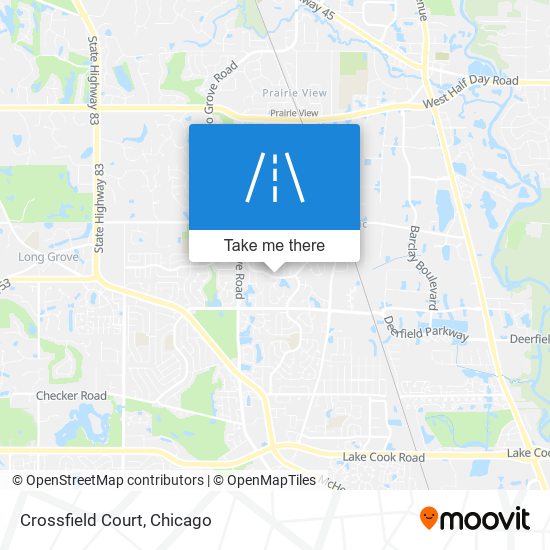 Crossfield Court map