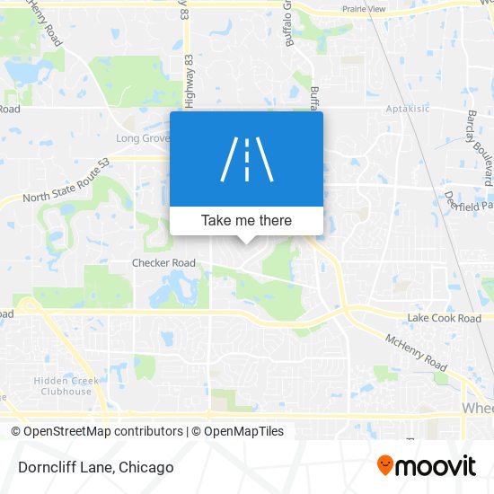 Dorncliff Lane map