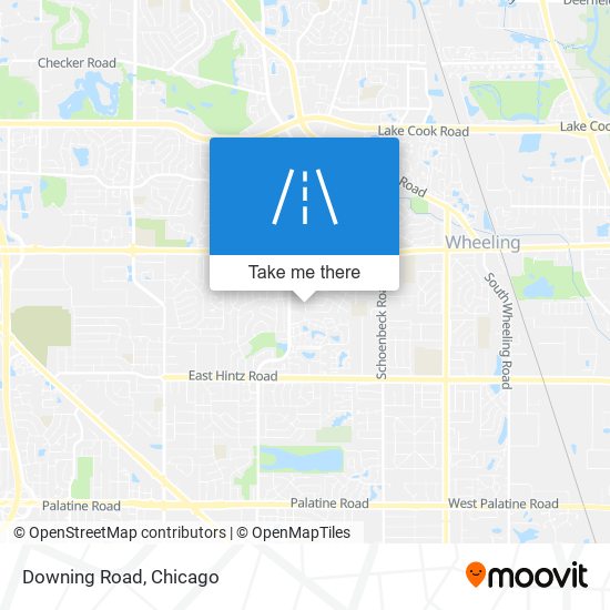 Mapa de Downing Road