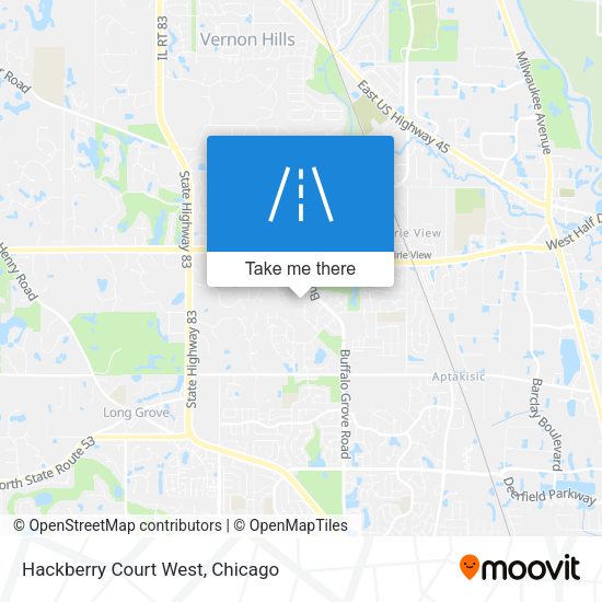 Mapa de Hackberry Court West