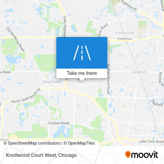 Mapa de Knollwood Court West