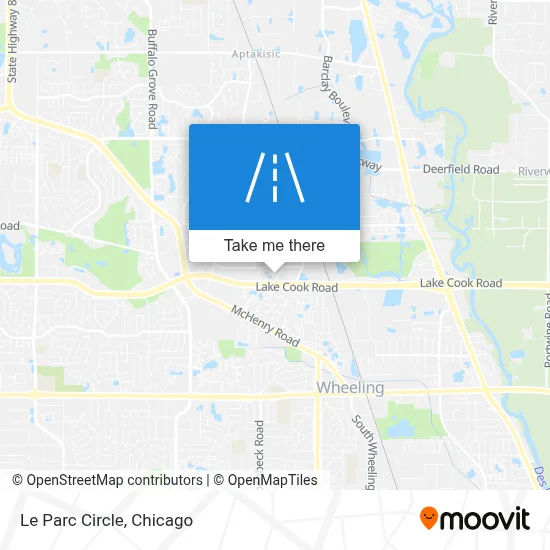 Le Parc Circle map