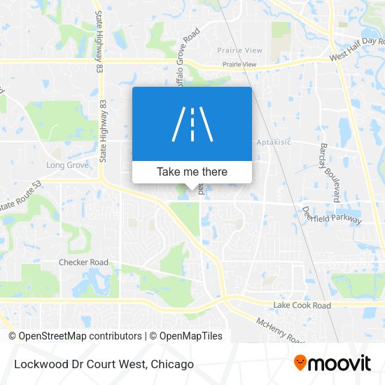 Lockwood Dr Court West map