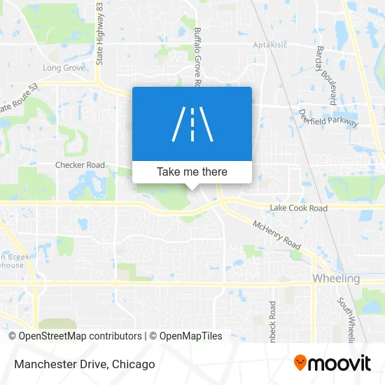 Manchester Drive map