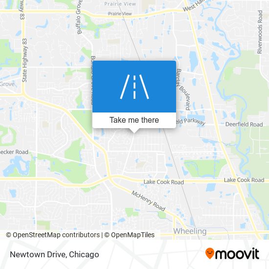 Newtown Drive map